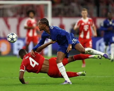 Chelsea's manager fumes as Bayern Munich center-back Jonathan Tah avoids red card during UCL loss